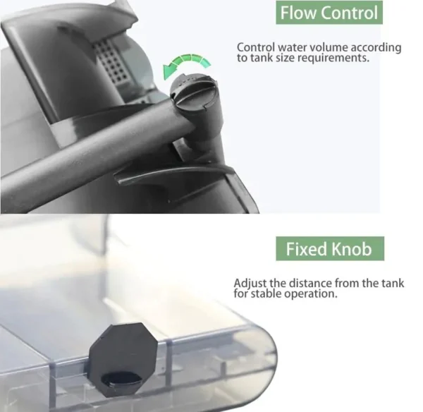 SUNSUN HBL-301 External Aquarium Hanging Filter Power : 3 Watts OutPut: 300 L/H - Image 3