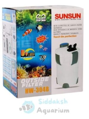 Sunsun HW-304B 5-Stage External Canister Filter with 9W UV Sterilizer