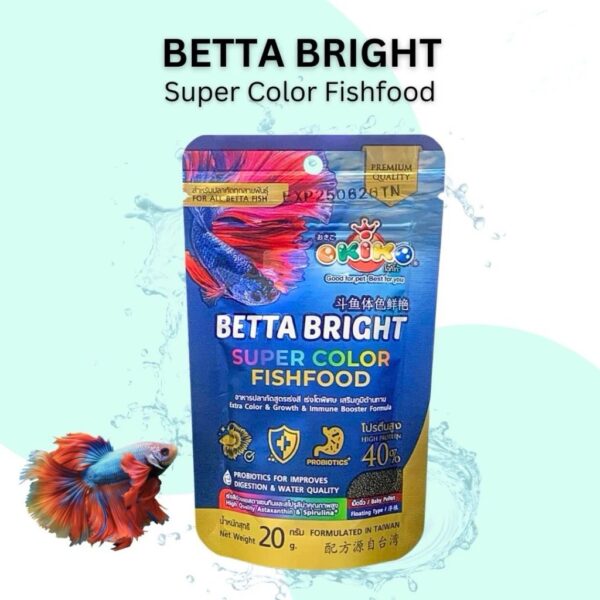 Okiko Betta Bright SuperColor Fishfood 20g