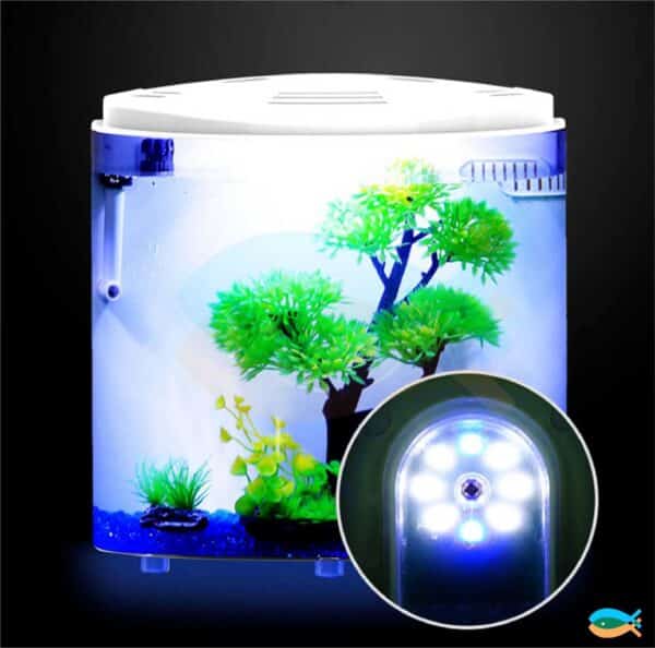 Sunsun Mini Aquarium ATS-320: Internal Filter & LED Light - Image 5